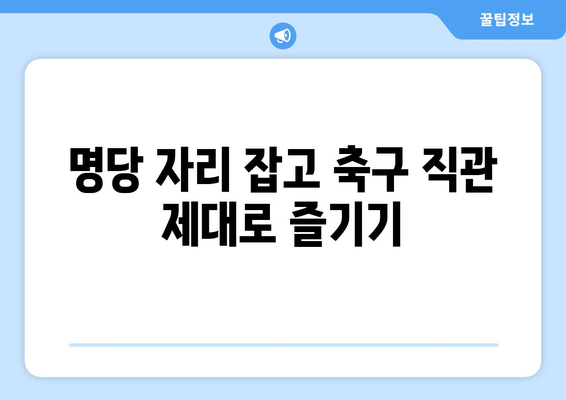 챔피언스리그 티켓 구매 가이드| 축구 직관, 명당 자리 찾는 꿀팁 | 유럽 축구, 경기 관람, 티켓 예매, 축구 여행